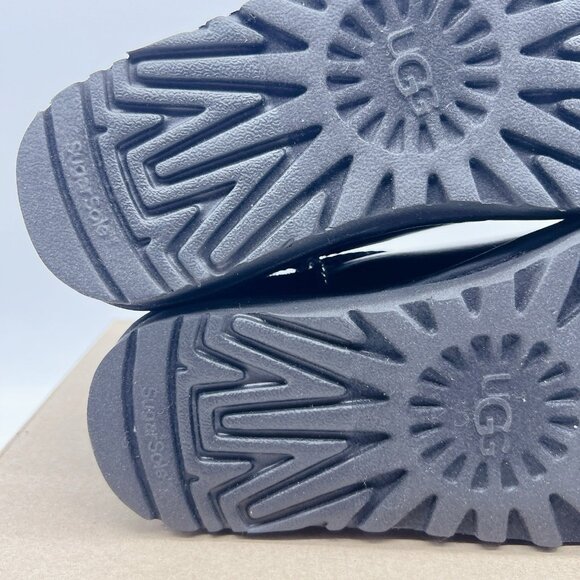 UGG Classic Mini Iridescent Metallic Black Ankle Short Boots Womens US 5 EU 36 - Picture 10 of 12